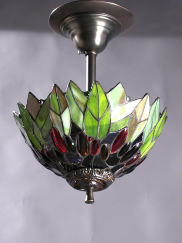 Organic Leaded Glass Pendants